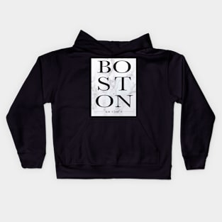 boston MA Kids Hoodie